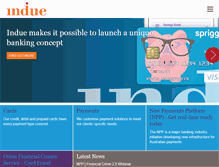 Tablet Screenshot of indue.com.au